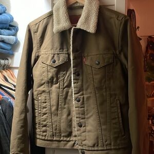 Levi’s Fleece Brown Utility Jacket